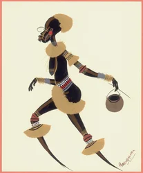 Femme en raphia, 2010